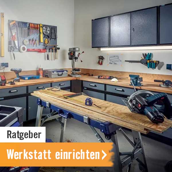 Projekt Werkstatt einrichten