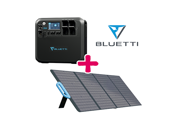 Akkubatterie Power Station BLUETTI AC200MAX 2048 Wh + 1x 120W Paneel im Set