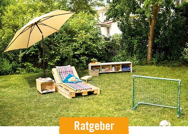 HORNBACH Ratgeber Gartenmöbel selber bauen