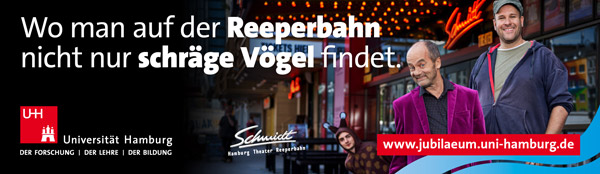 Anzeige: Uni Hamburg – Motiv Reeperbahn
