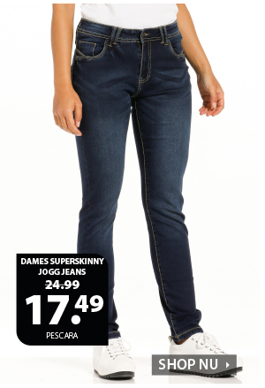 Dames superskinny jogg jeans