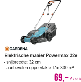 GARDENA Elektrische grasmaaier Powermax 32e