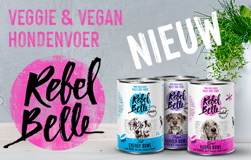 Rebel Belle, Veggie & Vegan hondenvoer. Nieuw!