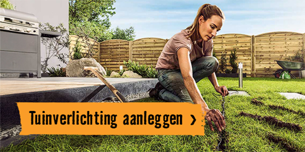 Tuinverlichting en grondkabels aanleggen | HORNBACH