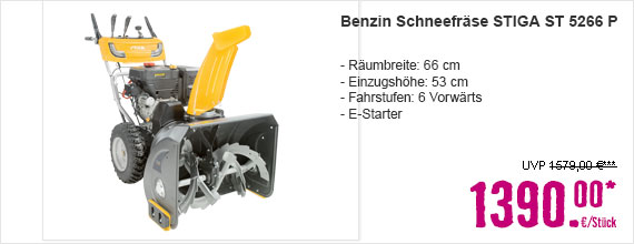 Benzin-Schneefräse STIGA ST 5266 P