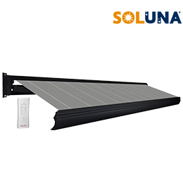 SOLUNA Zonnescherm Sunette Solo 450x300 cm met motor links | HORNBACH