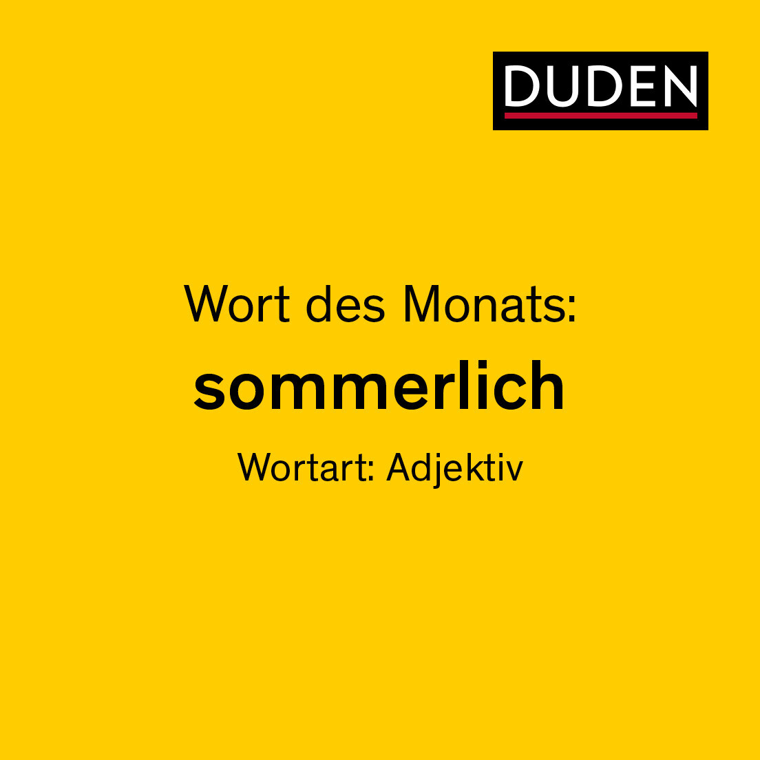 Duden: Zum Wort des Monats