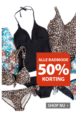 Alle badmode nu met 50% korting