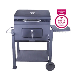 Houtskool Barbecue Montreal zwart, 117,5x66x107,5 cm | HORNBACH