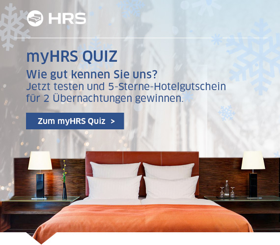 myHRS Quiz: Jede Woche eine Chance auf exklusive Gewinne und praktische Business-Gadgets