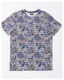 HEREN T-SHIRT MET PRINT