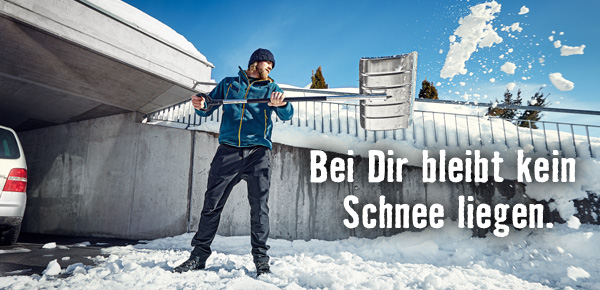 Schnee räumen und richtig streuen mit HORNBACH