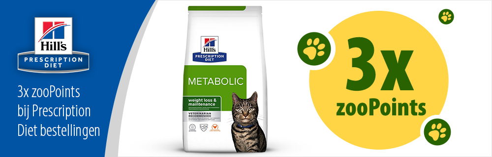 3x zooPoints bij Prescription Diet bestellingen