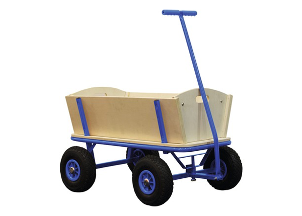 Bollerwagen Sunny Billy Holz blau