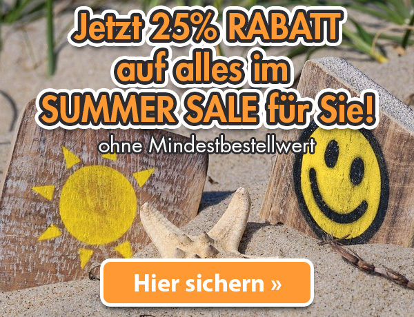 Jetzt Ihren SUMMER-SALE-RABATT sichern!