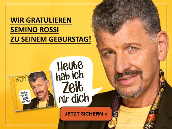 Wir gratulieren Semino Rossi zu seinem Geburtstag!