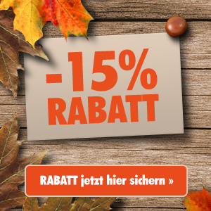 15% Rabatt!