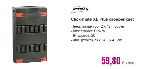 ATTEMA Click-mate XL Plus groepenkast | HORNBACH