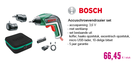 BOSCH Accuschroevendraaier IXO V Full-set | HORNBACH