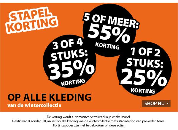 Stapel korting