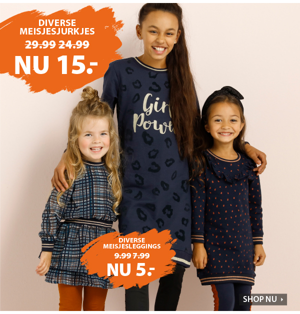 Diverse meisjes jurkjes en leggings