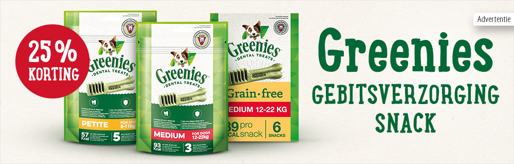 25% korting! Greenies Snacks