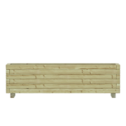 Plantenbak Floris hout 120x40x35 cm
