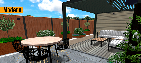 De moderne tuin . HORNBACH