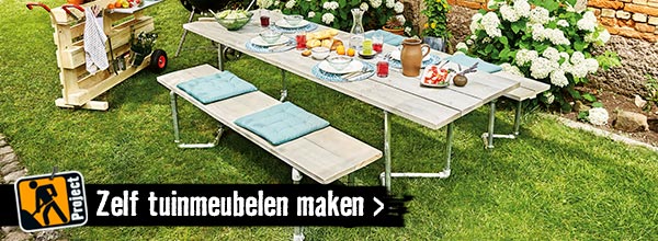 Zelf tuinmeubelen maken | HORNBACH