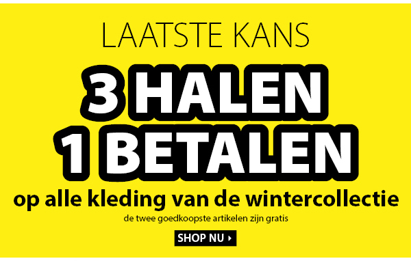 Laatste kans | 3 halen 1 betalen