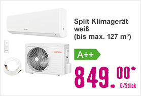 Split Klimagerät Hantech TAC-18CHSA/XA21 QC bis 127 m³ Raumgröße, weiß