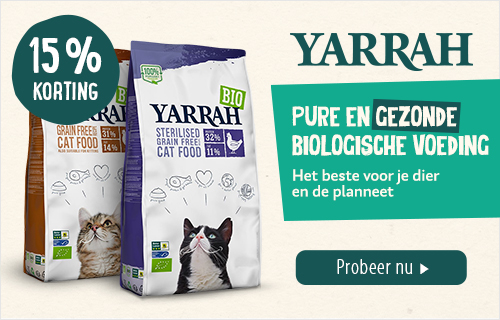 Nu 15% korting op Yarrah droogvoer!