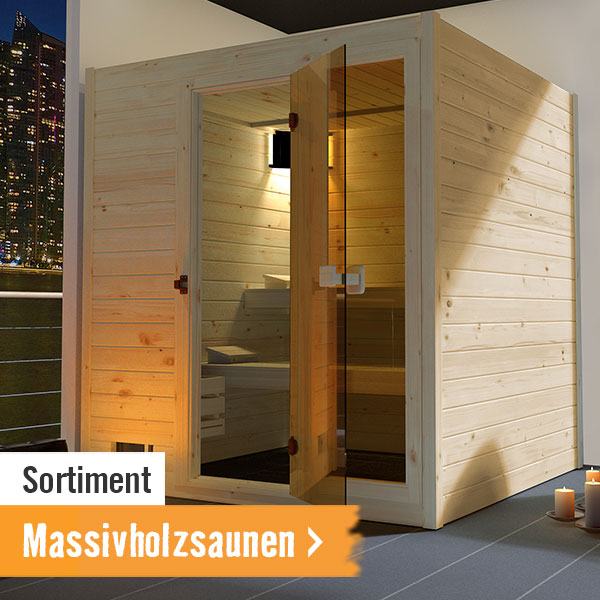 Massivholzsaunen im HORNBACH Onlineshop