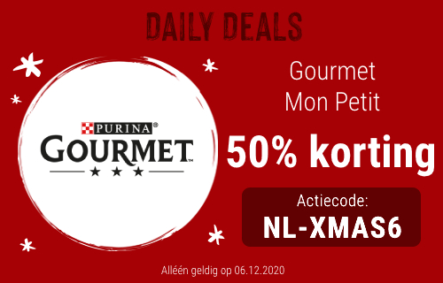 50% korting op Gourmet Mon Petti!