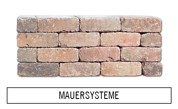 Sortiment Mauersysteme