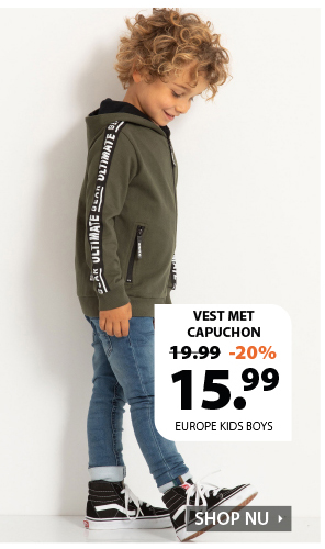 Vest met capuchon