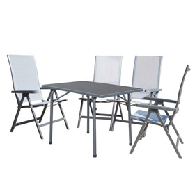 MFG Freizeitmöbel Set Poel-T, 5-teilig