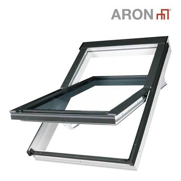 ARON Schwingfenster PVC mit VSG 55x78 cm