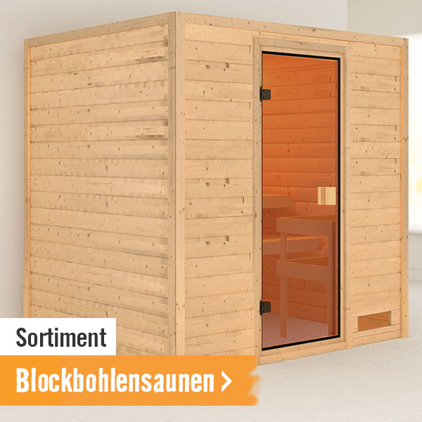 Blockbohlensaunen im HORNBACH Onlineshop