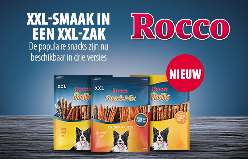 Nieuw, XXL zakken Rocco snacks!