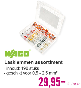 WAGO Lasklemmen assortimentsdoos, 190 stuks | HORNBACH