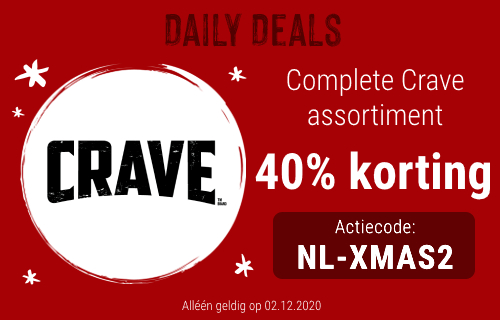 40% korting op Crave!