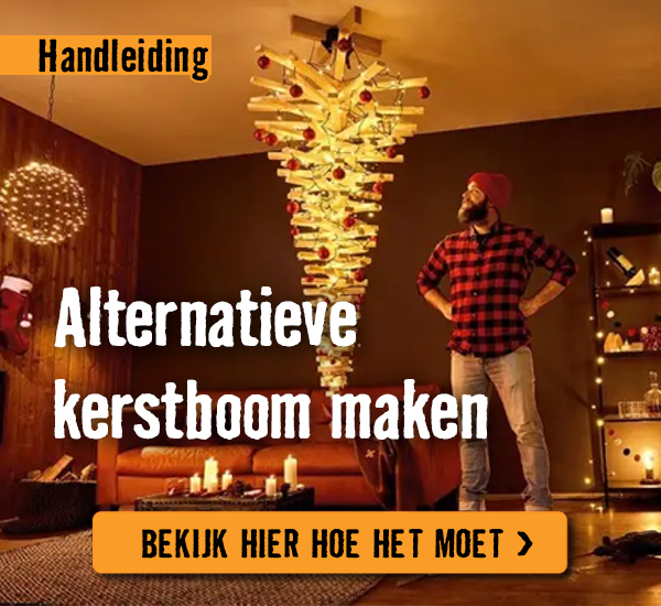 Alternatieve kerstboom maken | HORNBACH