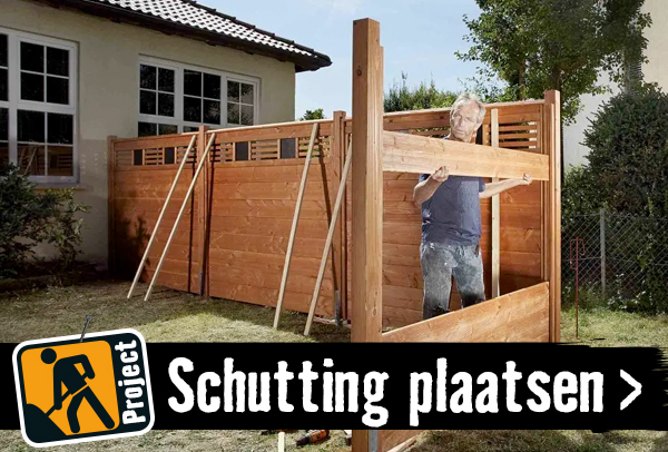 Houten schutting plaatsen | HORNBACH