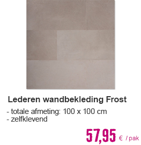 ENZO PELLINI Lederen wandbekleding frost 100x100 cm | HORNBACH