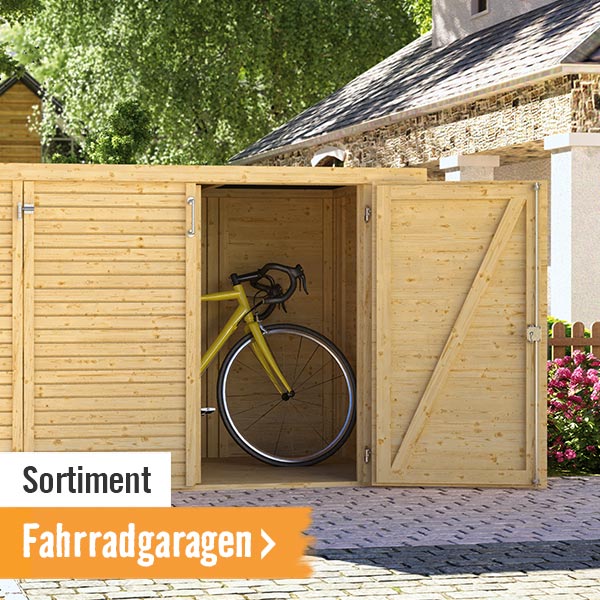 Fahrradgaragen im HORNBACH Onlineshop