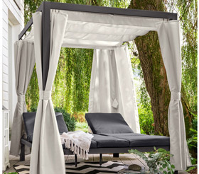 Dehner Daybed Daydream, 206 x 167 x 200 cm