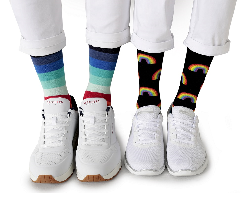 Regenbogen Socken