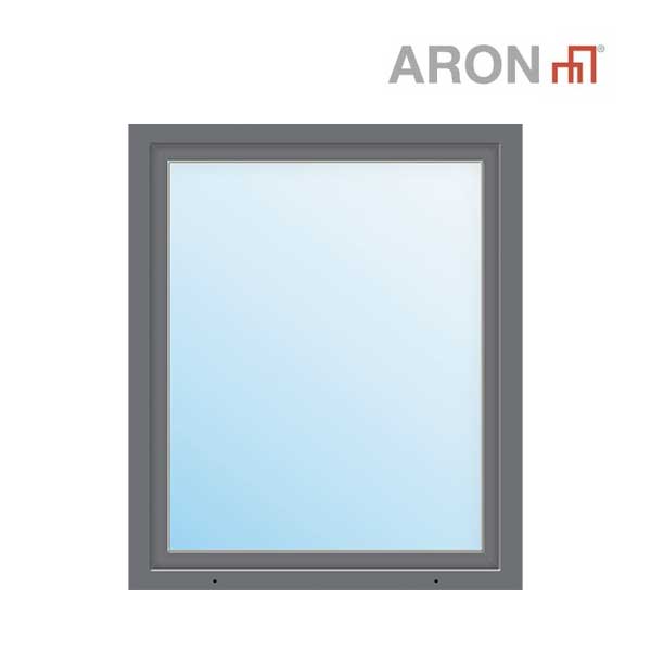 Kunststofffenster ARON Basic weiß/anthrazit 1000x1200 mm DIN Links