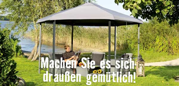 Pavillons & Gartenlauben im Onlineshop